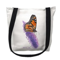 Monarch Butterfly Medium Tote Bag 16x16