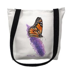 Monarch Butterfly Small Tote Bag 13x13