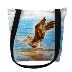Flying Pelican Large Tote Bag, 18x18