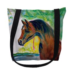 Prize Horse Small Tote Bag 13x13
