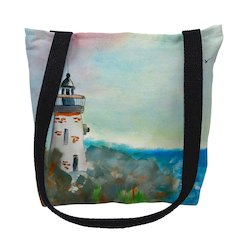 Betsy's Light House Medium Tote Bag 16x16