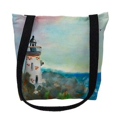 Betsy's Light House Small Tote Bag 13x13