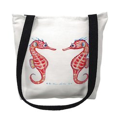 Seahorses Medium Tote Bag 16x16