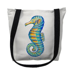Ray's Seahorse Large Tote Bag 18x18