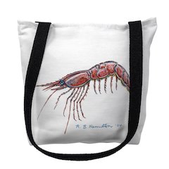 Shrimp Large Tote Bag 18x18