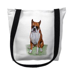Boxer Large Tote Bag 18x18