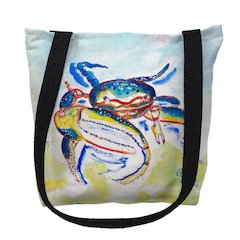 Colorful Fiddler Crab Medium Tote Bag 16x16