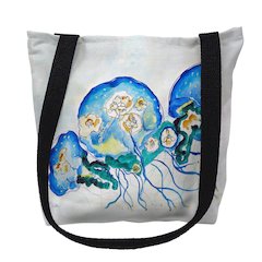 Multi Jellyfish Medium Tote Bag 16x16