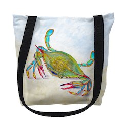 More Than Blue Medium Tote Bag 16x16