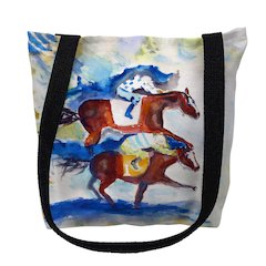 Photo Finish Large Tote Bag 18x18
