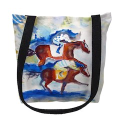 Photo Finish Medium Tote Bag 16x16