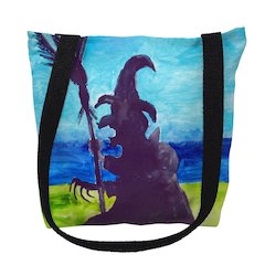 Wicked Witch Medium Tote Bag 16x16