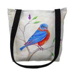 Dick's Blue Bird Small Tote Bag 13x13