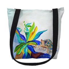 Turtle & Lily Medium Tote Bag 16x16