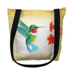 Dick's Hummingbird Large Tote Bag 18x18