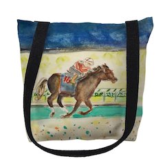 Derby Winner Medium Tote Bag 16x16