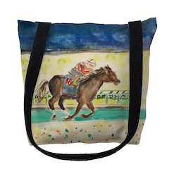 Derby Winner Small Tote Bag 13x13