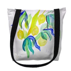 Lemon Tree Small Tote Bag 13x13