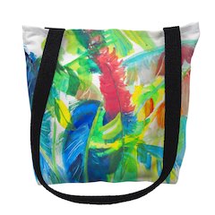 Abstract Palms Medium Tote Bag 16x16