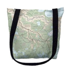 New Orleans to Calcasieu River, LA Nautical Map Medium Tote Bag 16x16