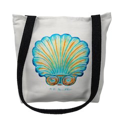 Ray's Scallop Small Tote Bag 13x13