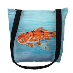 Koi Large Tote Bag 18x18