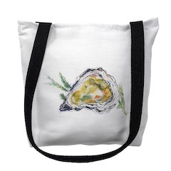 Oyster Shell Large Tote Bag 18x18
