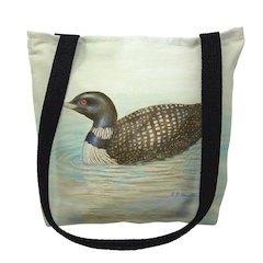 Loon Medium Tote Bag 16x16
