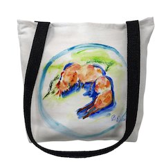 Shrimp Plate Large Tote Bag 18x18