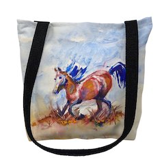 Betsy's Wild Horse Small Tote Bag 13x13