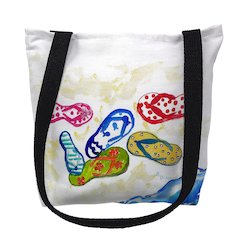 Six Flip Flops Medium Tote Bag 16x16