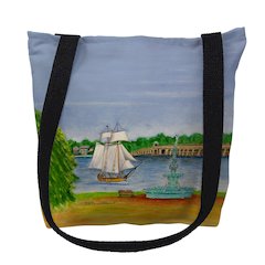 Chestertown, MD College Medium Tote Bag 16x16