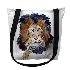 Lion Large Tote Bag 18x18