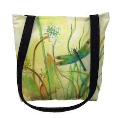 Betsy's DragonFly Large Tote Bag 18x18