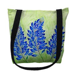 Blue Bonnets Large Tote Bag 18x18