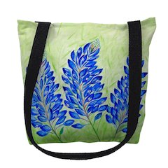 Blue Bonnets Medium Tote Bag 16x16