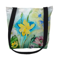 Betsy's Florals Medium Tote Bag 16x16