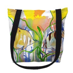 Angel Fish Medium Tote Bag 16x16