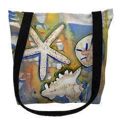 Beach Treasures Medium Tote Bag 16x16