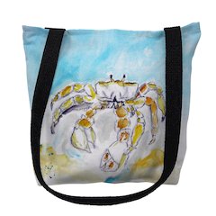 Ghost Crab Small Tote Bag 13x13