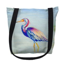 Tri-Colored Heron Medium Tote Bag 16x16
