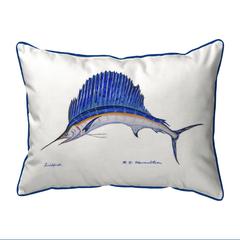 Sailfish Extra Large Zippered Pillow 20x24