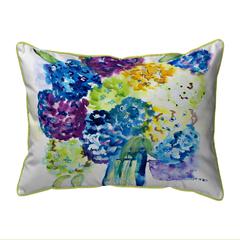 Betsy's Hydrangea Extra Large Zippered Pillow 20x24