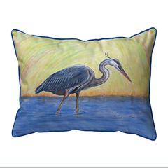 Blue Heron Extra Large Zippered Pillow 20x24