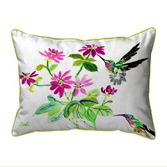 Ruby Throat Extra Large Zippered Pillow 20x24
