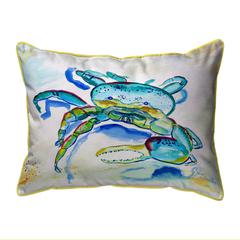 Blue Fiddler Crab Extra Large Zippered Pillow 20x24