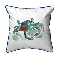 Betsy's Crab Extra Large Zippered Pillow 22x22