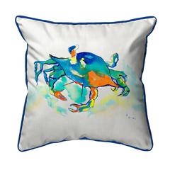 Orange Crab Extra Large Zippered Pillow 22x22