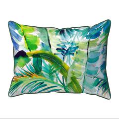 Jungle Greens Extra Large Zippered Indoor/Outdoor Pillow 20x24