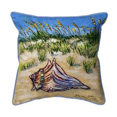 Conch Found 22x22 Extra Large Zippered Indoor/Outdoor Pillow